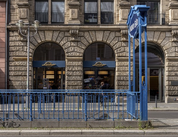 Entrance to the currently closed and former Friedrichstraße subway station, provisionally renamed Nord-Süd, Berlin, Germany