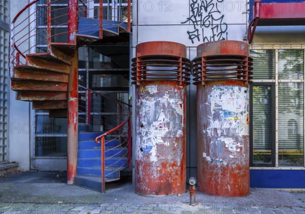 Industrial technology, architecture at the Technical University of Berlin on the 17th of June in Berlin Charlottenburg, Germany