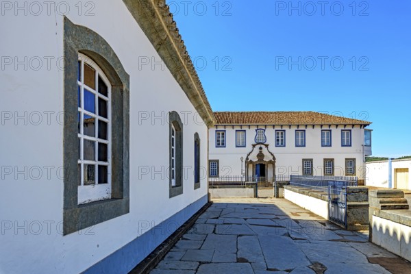 Old colonial-style mansions in the historic city of Congonhas in Minas Gerais