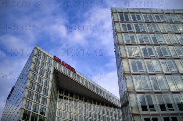 Verlagshaus Der Spiegel, logo, Spiegelgebäude, Hafencity, Free and Hanseatic City of Hamburg, Germany