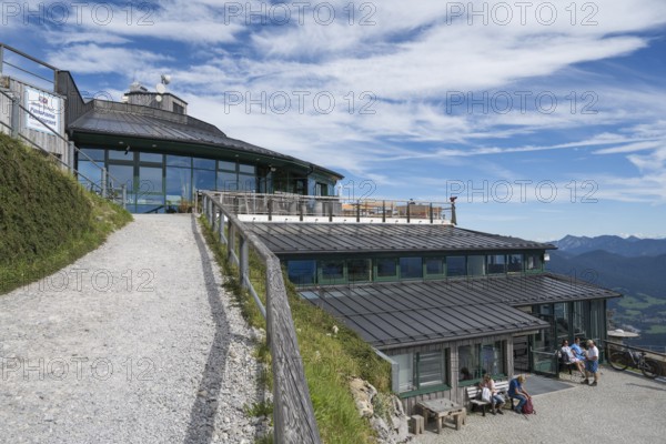 Panoramic Restaurant, Bergstation, Brauneck, Bavarian Prealps, Isarwinkel, Lenggries, Upper Bavaria, Bavaria, Germany
