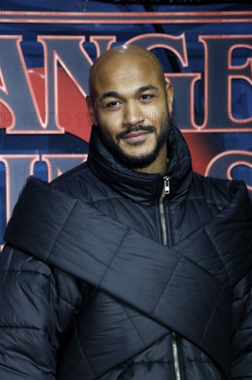 Malick Bauer at the Stranger Things fan event in Hangar 7 at Tempelhof Airport in Berlin on 18.11.2025