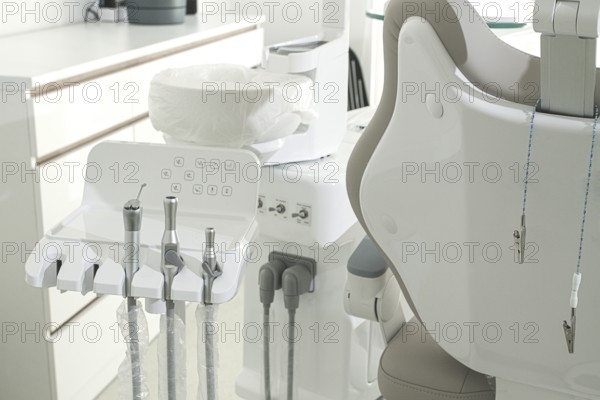 Dental equipment, instrument module, tester, dental tips, control panel, no people