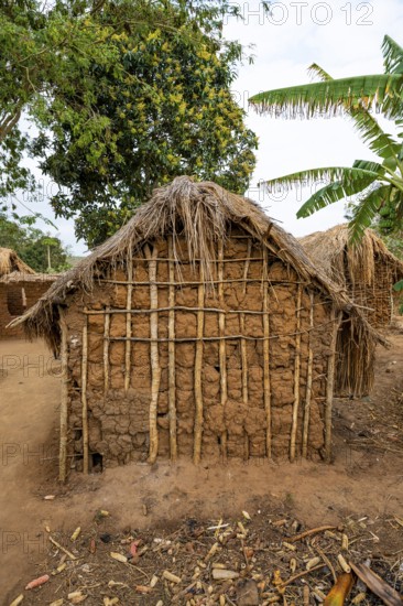 Traditional village, mud huts, Sadaani, Tanzania
