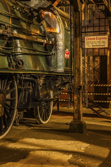 Legendary French Locomotive La France, Operating Number 231.K 22, Railway Museum, Augsburg Railway Park, Regierungsbezirk Swabia, Bavaria, Germany