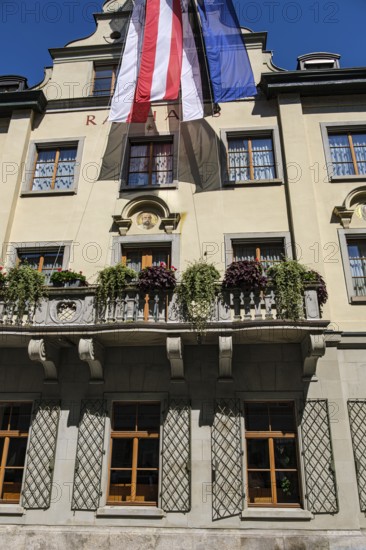 Facade of Bregenz Town Hall, Vorarlberg, Austria