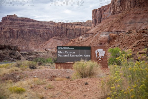 Hite, Michigan - Glen Canyon National Recreation Area. The National Park Service unit encompasses the Colorado River and Lake Powell from lower Cataract Canyon to the Glen Canyon Dam