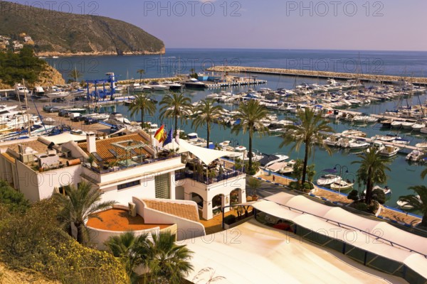 Marina, Club Nautico de Moraira, Moraira former fishing village pearl of the Costa Blanca Valencia Spain