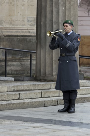Trumpeter of Honour - Memorial Day Wreath laying for victims of war and tyranny, Neue Wache, Berlin, 16.11.25