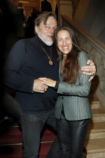 Torsten Münchow and Claudia Urbschat-Mingues at the eighth GÖTZ GEORGE PRIZE ceremony at the Kaiserin-Friedrich-Haus in Berlin on 15.11.2025