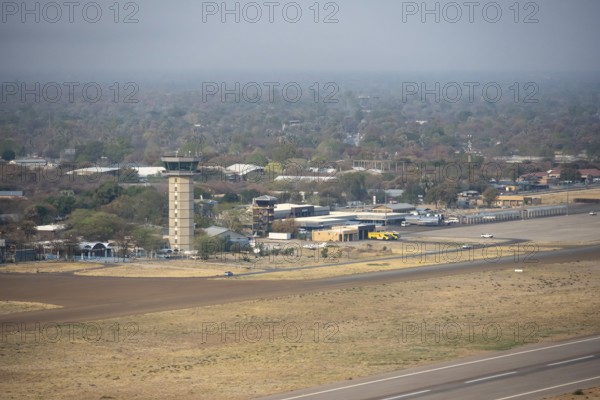 Maun Airport with Tower, Botswana