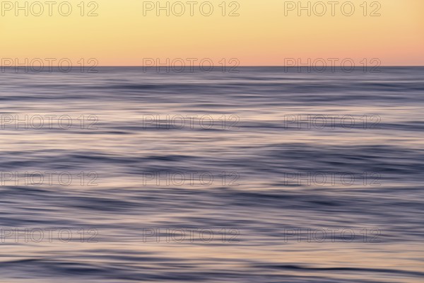 Sea in evening light, long exposure with ICM (Intentional Camera Movement)