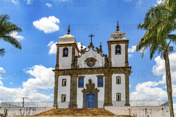 Church of Saint Joseph, in Baroque style, was built in 1734 in the historic city of Congonhas, Minas Gerais, Congonhas, Minas Gerais, Brazil