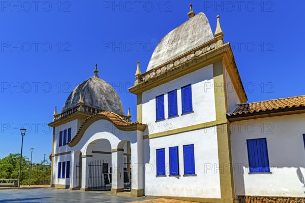 One of several historical buildings in Baroque and colonial style in the city of Congonhas in Minas Gerais