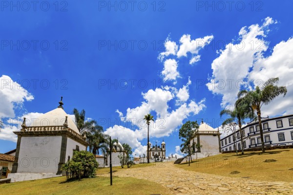 Sanctuary of Bom Jesus de Matosinhos in the city of Congonhas in Minas Gerais