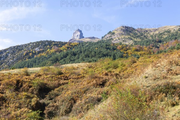 Chipeta Alto peak Guarrinza - La Mina, Aragon Subordan river valley, Parque Natural Valles Occidentales, Hecho, Pyrenees Mountains, Aragon, Spain