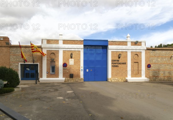 Centro Penitenciario, central penitentiary prison building, city of Teruel, Aragon, Spain
