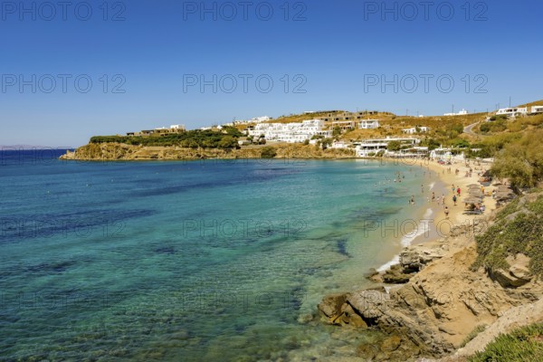 Agios Stefanos, Mykonos, Cyclades, Greece - Agios Stefanos, small town with sandy beach, apartments and hotels, just north of Mykonos New Port