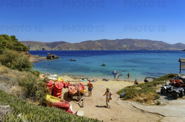 Panormos, Mykonos, Cyclades, Greece - Panormos, small town with sandy beach in the north of the island, Panormos Beach