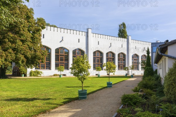 Orangery, Muskau Castle, Muskauer Park, UNESCO World Heritage Site, Bad Muskau, Upper Lusatia, Saxony, Germany
