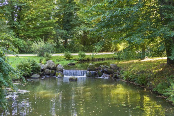 In Muskauer Park, UNESCO World Heritage Site, Bad Muskau, Upper Lusatia, Saxony, Germany