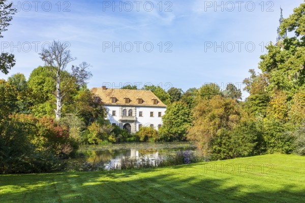 Old Muskau Castle, Muskauer Park, UNESCO World Heritage Site, Bad Muskau, Upper Lusatia, Saxony, Germany