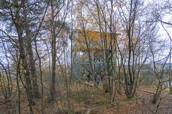 Observation tower, Tister Bauernmoor, Tiste, Samtgemeinde Sittensen, Lower Saxony, Germany