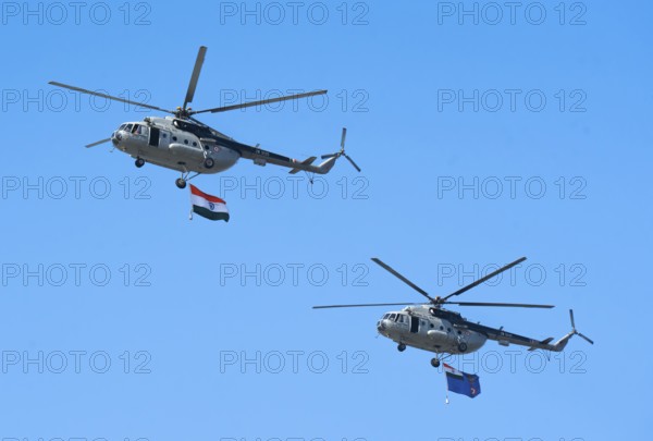 Indian Air Force aerobatic team performs during rehearsals ahead of the air show organised as part of the 93rd Air Force Day celebrations, on November 5, 2025 in Guwahati, India