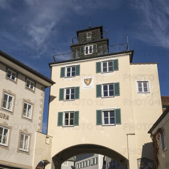 Khan Tower, Stadttor, Stadtbefestigung, Bad Tölz, Upper Bavaria, Bavaria, Germany