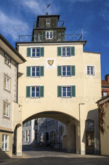 Khan Tower, Stadttor, Stadtbefestigung, Bad Tölz, Upper Bavaria, Bavaria, Germany