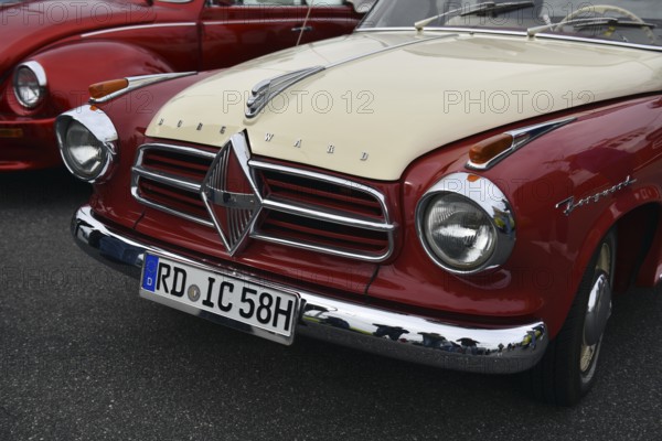 Borgward Isabella at classic car meeting in Büsum, Schleswig-Holstein, Germany