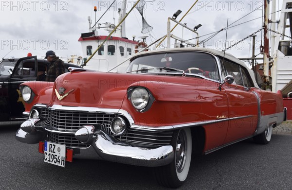 Cadillac Eldorado Convertible at classic car meeting in Büsum, Schleswig-Holstein, Germany