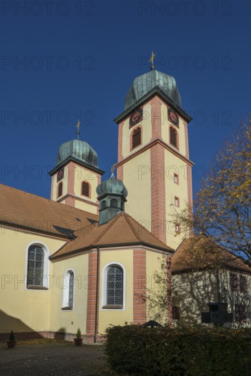 Monastery Church, St. Märgen, Southern Black Forest, Black Forest, Baden-Württemberg, Germany