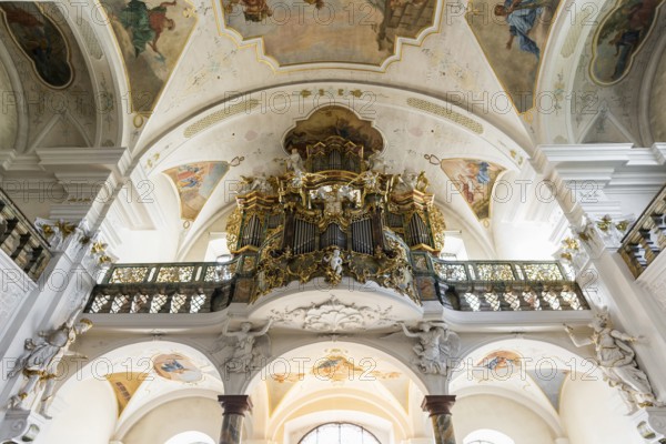 Interior view, monastery church, St. Peter, Southern Black Forest, Black Forest, Baden-Württemberg, Germany