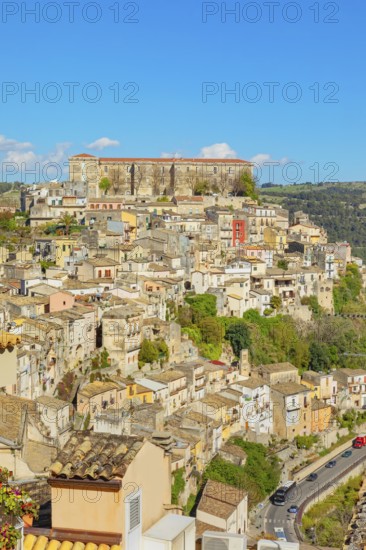 Historic town view, Ragusa Ibla, Ragusa province, Sicily, Italy