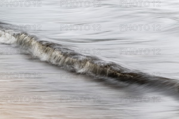 Small wave, smudge effect, soft water, lake, Sweden