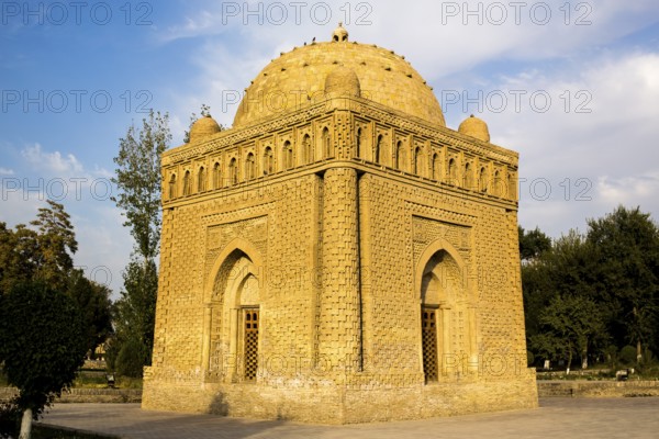 Samanid Mausoleum, a masterpiece of simplicity. Bukhara - the holy city, Uzbekistan