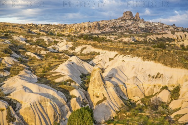 Balloon ride over fantastic tuff rock formations, Cappadocia, Turkey, Cappadocia, Turkey