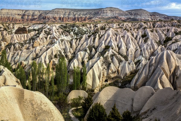 Fantastic tuff rock formations, Cappadocia, Turkey