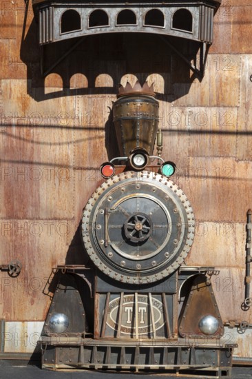 Beatty, Nevada - Exterior detail of the Exchange Club Casino and Coffee Shop