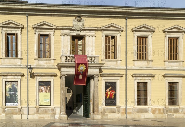 Renaissance architecture of Lonja de Zaragoza building, Zaragoza, Aragon, Spain