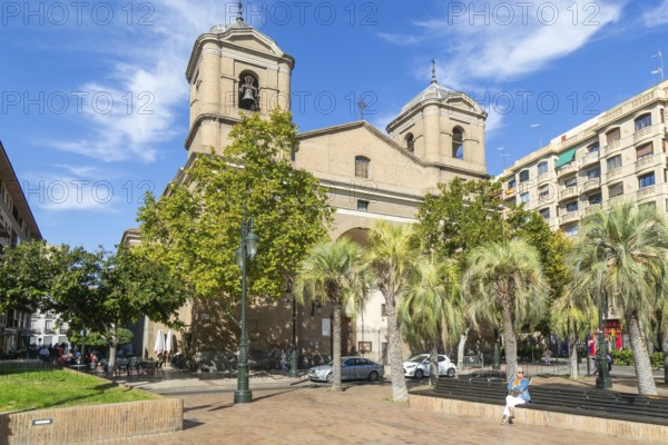 Iglesia Parroquial de Nuestra Señora del Portillo church, Plaza de Portillo, Zaragoza, Aragon, Spain