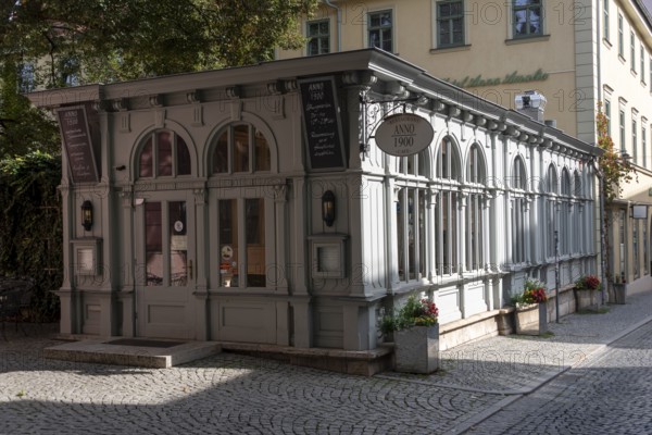 Café Anno 1900 in Weimar, Thuringia, Germany