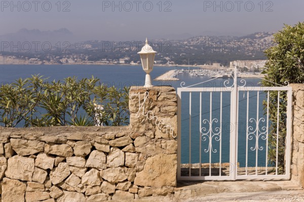Overview, Coastal Landscape, Marina, Moraira, Costa Blanca, Valencia, Spain