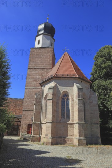 Chapel, Our Lady, Frauenkapelle in the old town, city of Heideck in the district of Roth, Middle Franconia, Bavaria, Germany