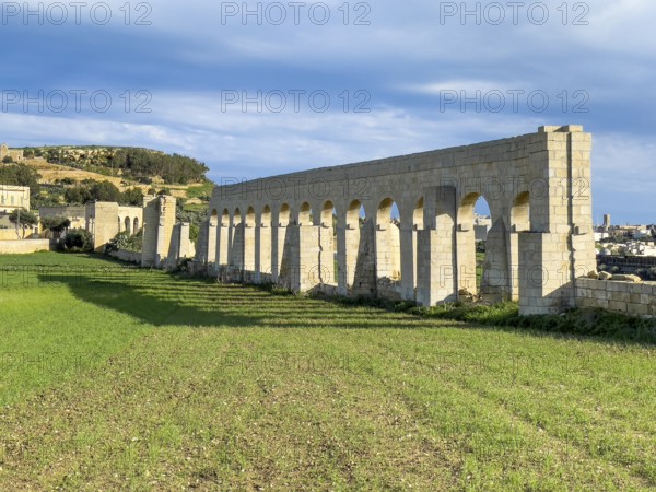 Remainder of aqueduct from British occupation, Gozo, Malta