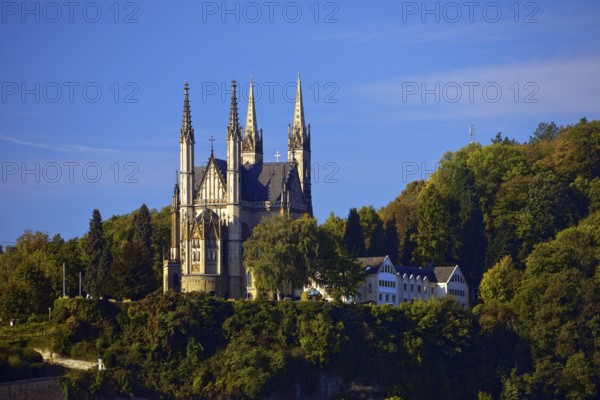 Pilgrimage Church of St. Apollinaris, also Apollinaris Church on Apollinarisberg in Remagen, Rhineland-Palatinate, Germany