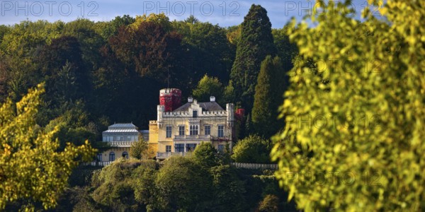 Marienfels Castle, former residence of entertainer Thomas Gottschalk, Remagen, Rhineland-Palatinate, Germany