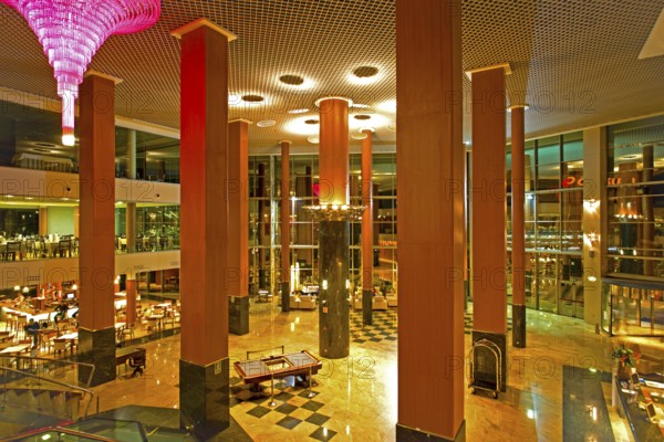 Hotel lobby, hotel lobby, reception, Diamante Beach El Hotel AR Diamate Beach Hotel in Calpe, Valencia, Costa Blanca, Spain