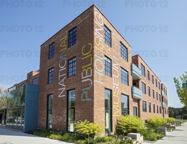 Chicago, Illinois - The National Public Housing Museum. The museum occupies the last standing building of the Jane Addams homes, built in 1938, the first public housing project in Chicago